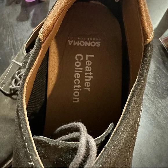 EUC (2 pairs) Sonoma men’s Oxford dress shoes - Picture 8 of 9